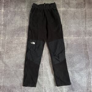 Men's Vintage 90's The North Face USA Black Denali Fleece Jogger Pants Sz XS VTG